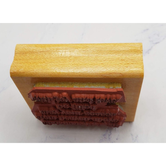 Stampin’ Up! Christmas Is A Gift From Heaven Above Wood Mounted Rubber Stamp - Picture 4 of 7